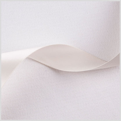 7/8" Ivory Single Face Satin Ribbon