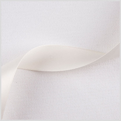 7/8" Antique White Single Face Satin Ribbon
