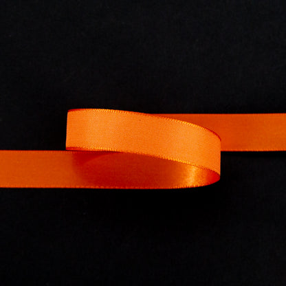 1/2" Papaya Single Face Satin Ribbon Detail