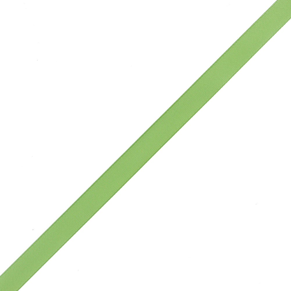 1/2" Apple Green Single Face Satin Ribbon