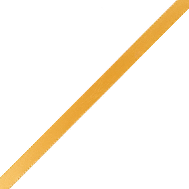 1/2" Yellow Gold Single Face Satin Ribbon