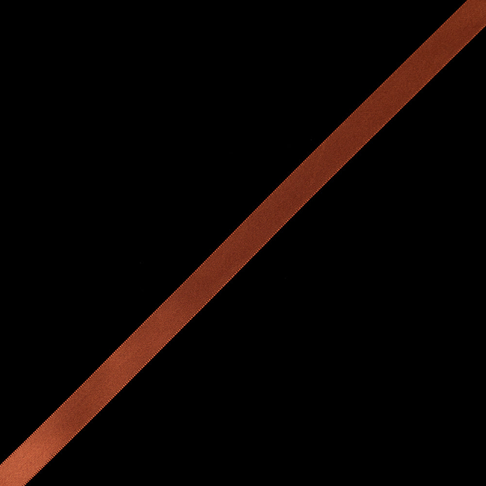 1/2" Rust Single Face Satin Ribbon