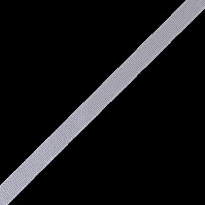 1/4" Ivory Single Face Satin Ribbon Detail