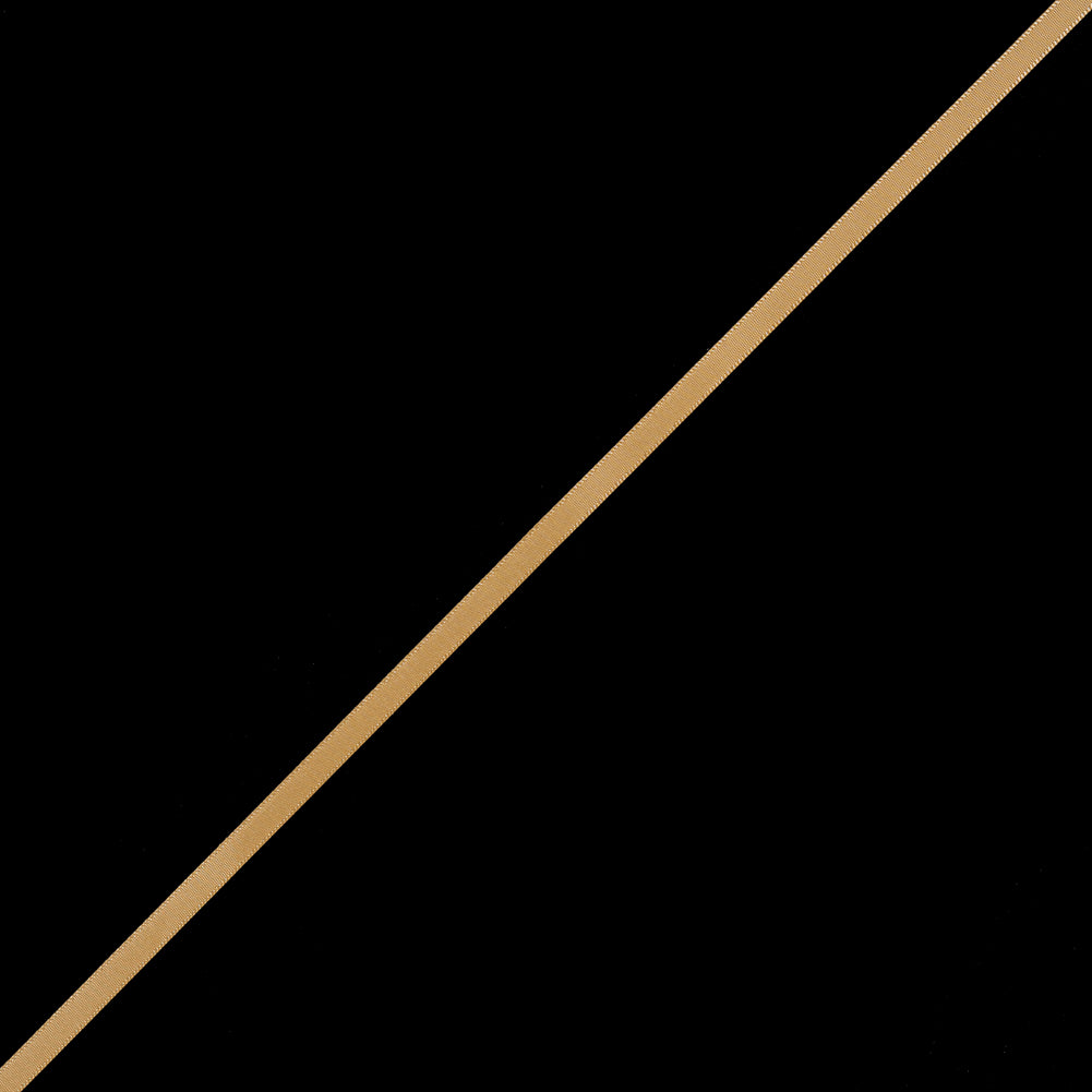 1/4" Old Gold Single Face Satin Ribbon