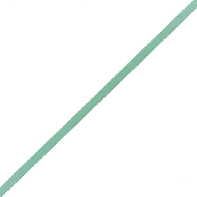 1/4" Mint Single Face Satin Ribbon