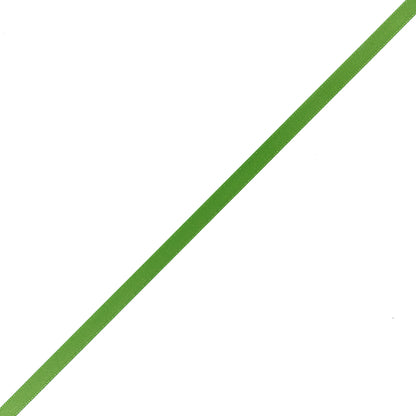 1/4" Apple Green Single Face Satin Ribbon