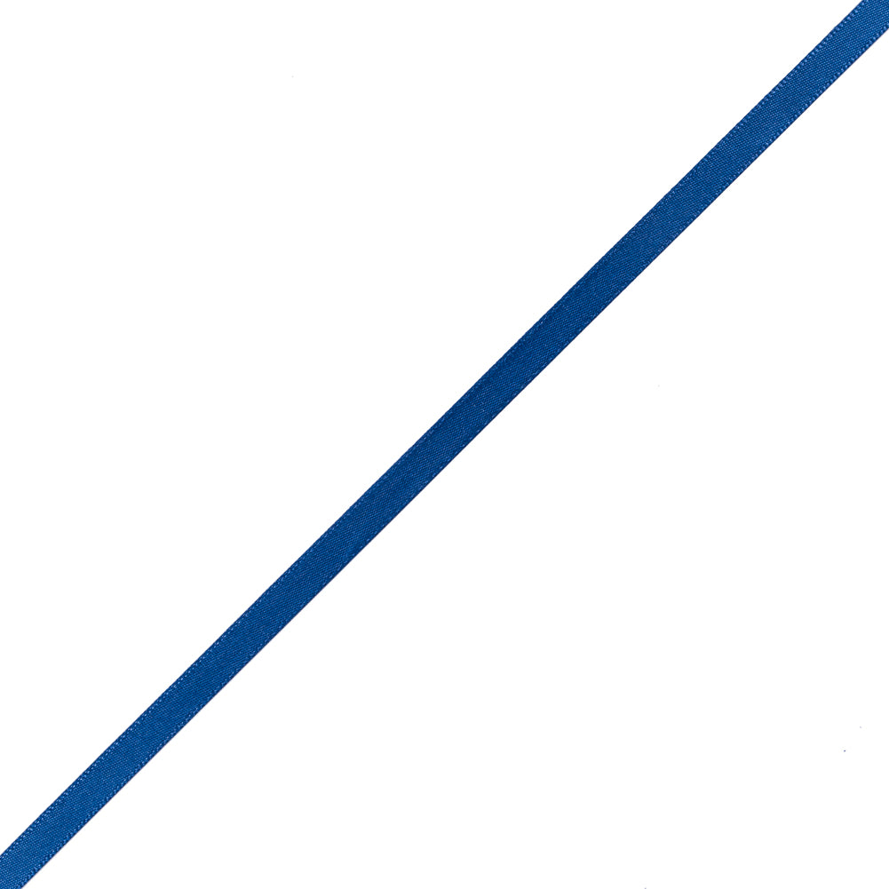 1/4" Light Navy Single Face Satin Ribbon
