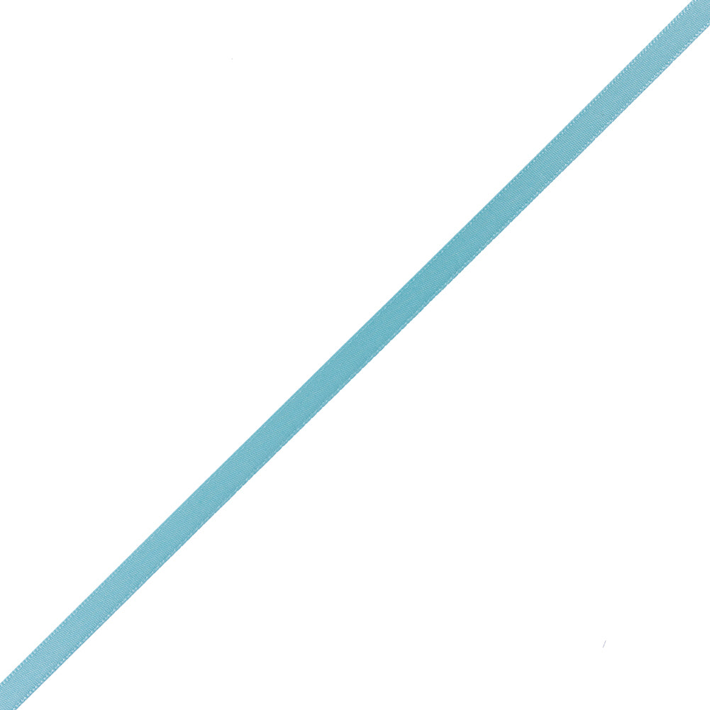 1/4" Aquamarine Single Face Satin Ribbon