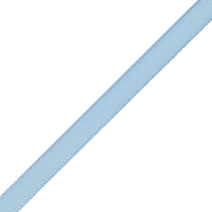 1/4" Light Blue Single Face Satin Ribbon Detail