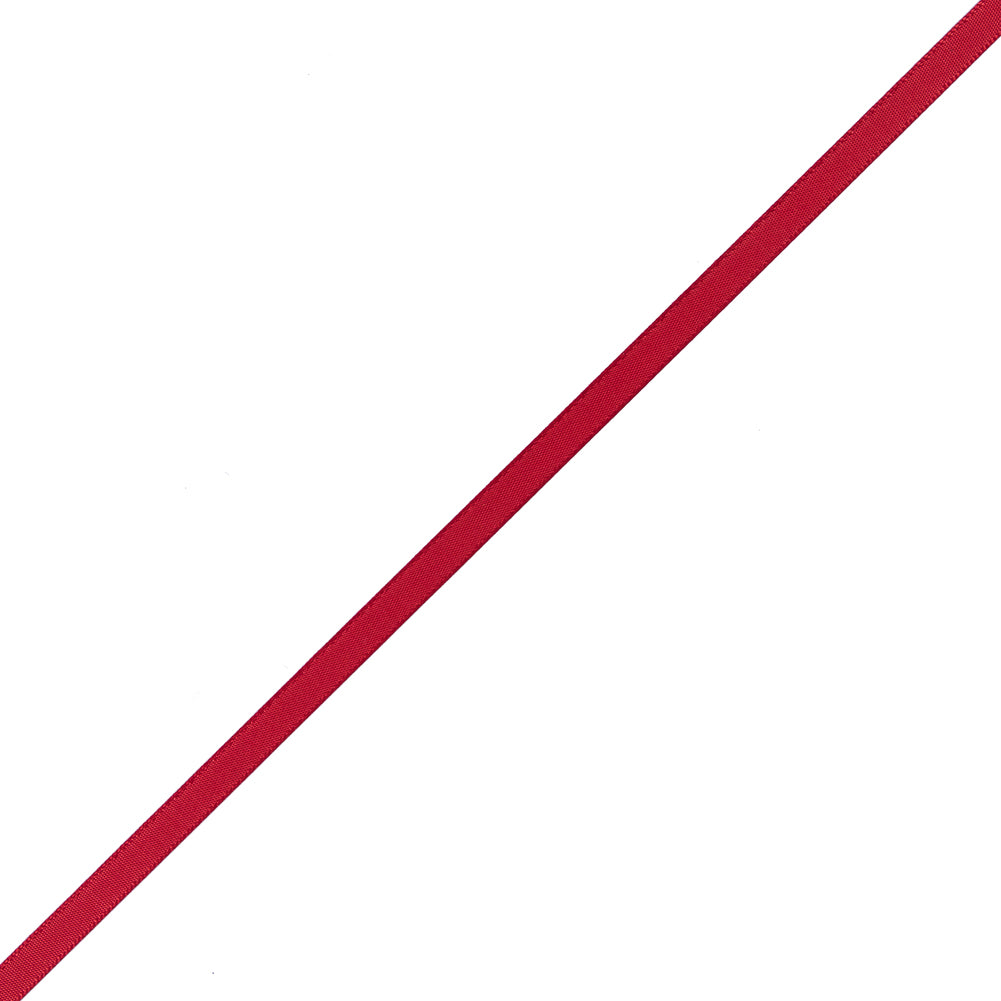 1/4" Red Single Face Satin Ribbon