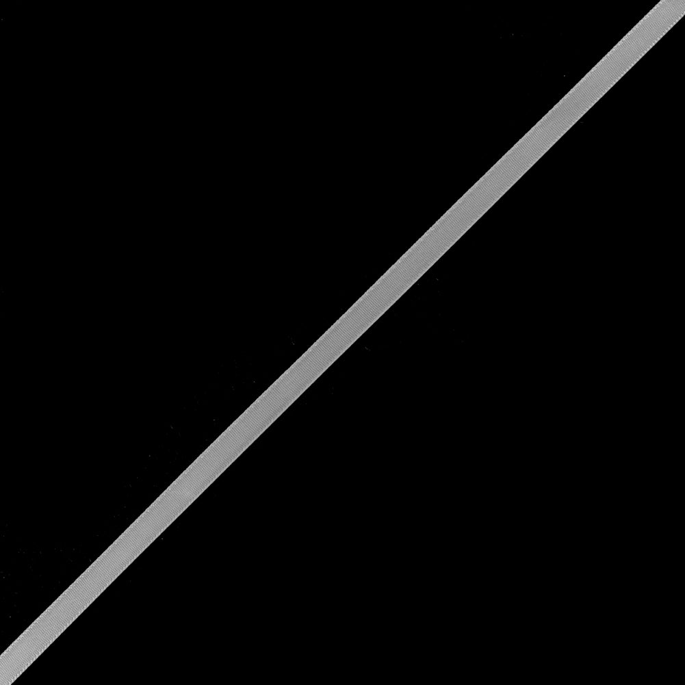 1/4" Millennium Silver Single Face Satin Ribbon
