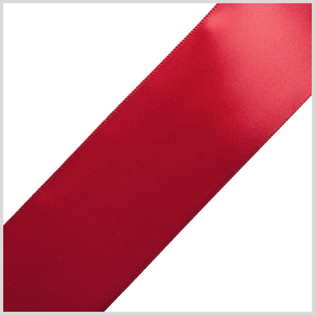 1.5" Scarlet Single Face Satin Ribbon