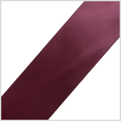 1.5" Currant Single Face Satin Ribbon