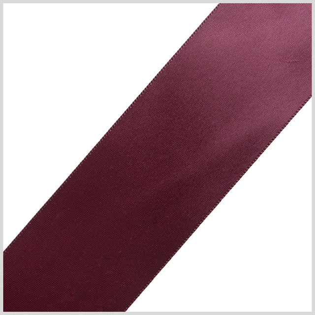 1.5" Currant Single Face Satin Ribbon