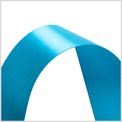 1.5" Sapphire Single Face Satin Ribbon Detail