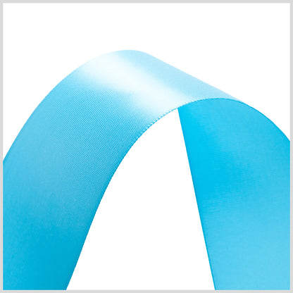 1.5" Misty Turquoise Single Face Satin Ribbon Detail