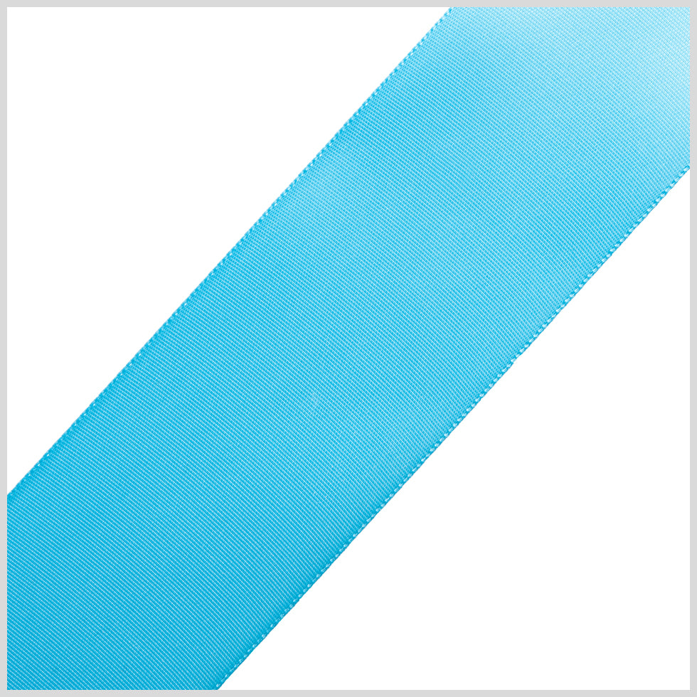 1.5" Misty Turquoise Single Face Satin Ribbon