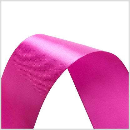 1.5" Festive Fuchsia Single Face Satin Ribbon Detail