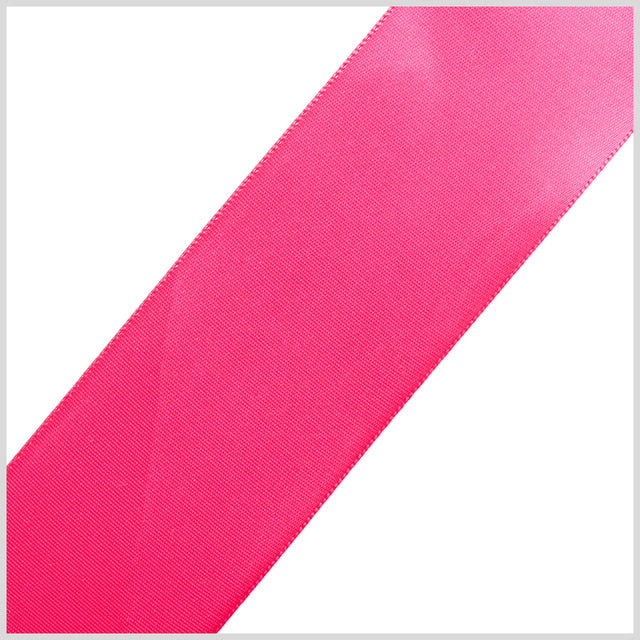 1.5" Shocking Pink Single Face Satin Ribbon