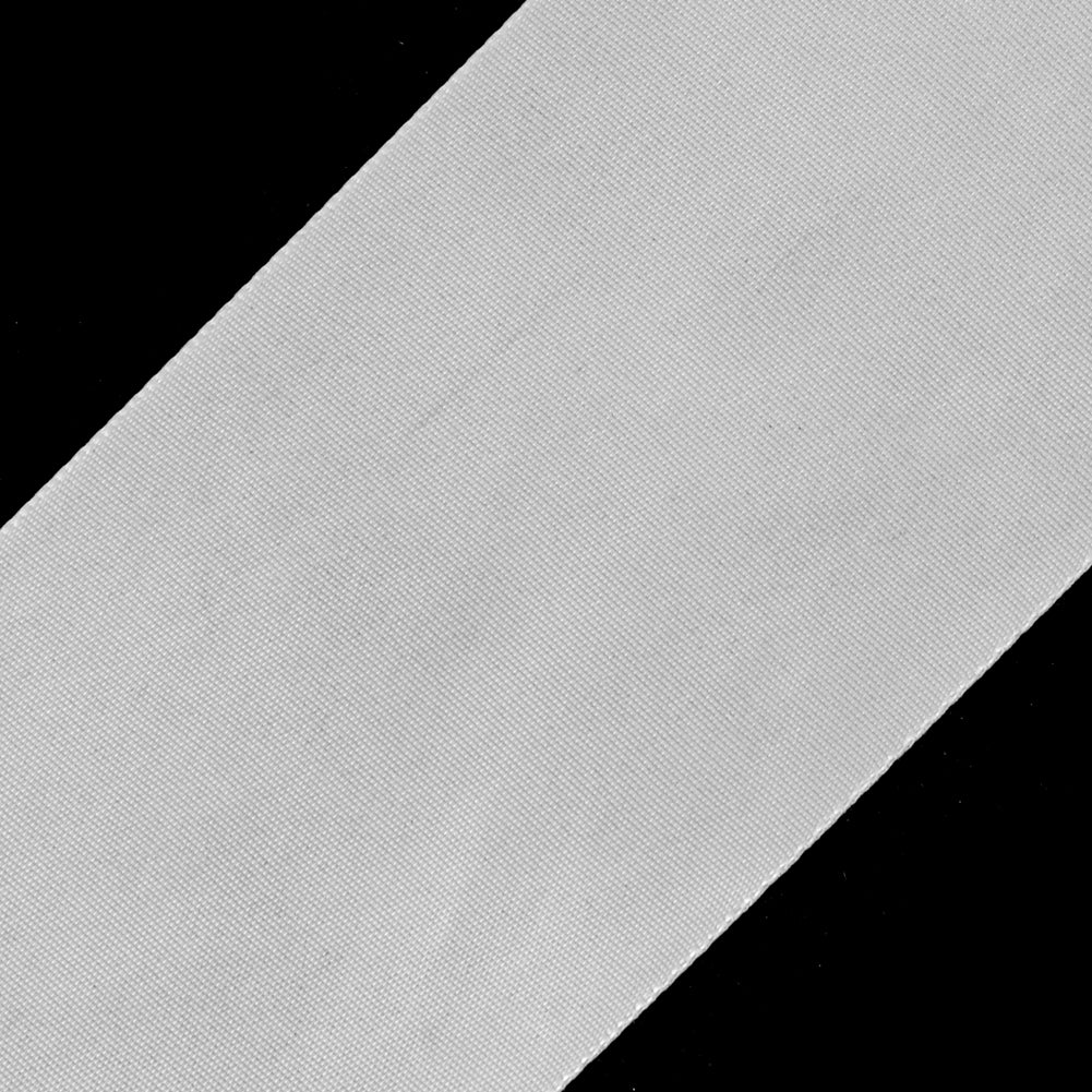 2.25" White Single Face Satin Ribbon Detail