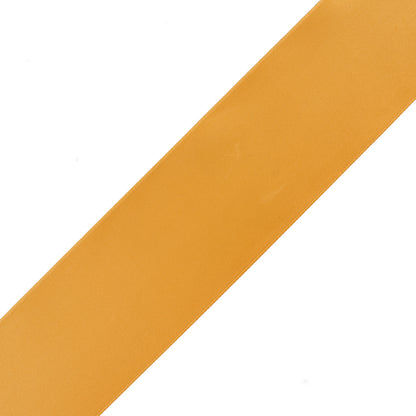 2.25" Yellow Gold Single Face Satin Ribbon