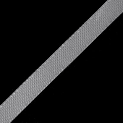 3/8" Light Gray Double Face Satin Ribbon Detail
