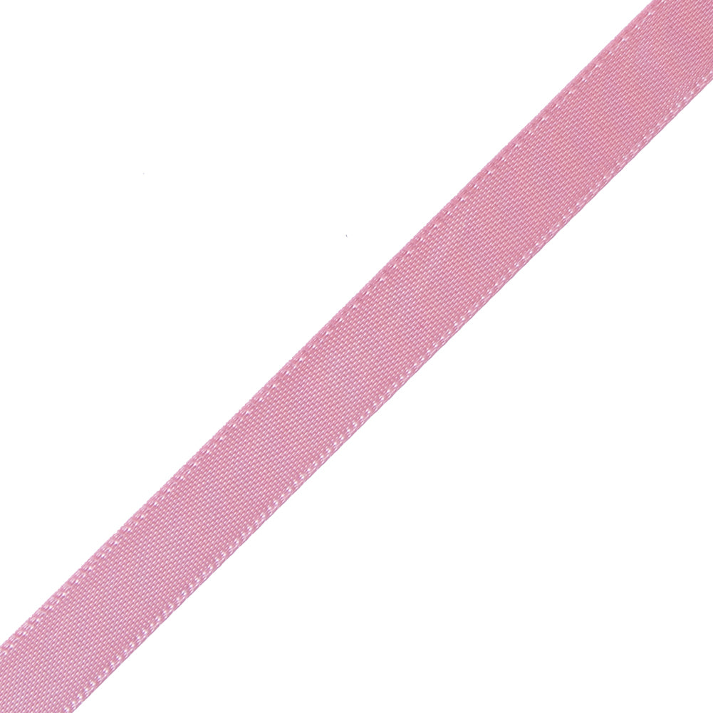 3/8" Pink Double Face Satin Ribbon Detail