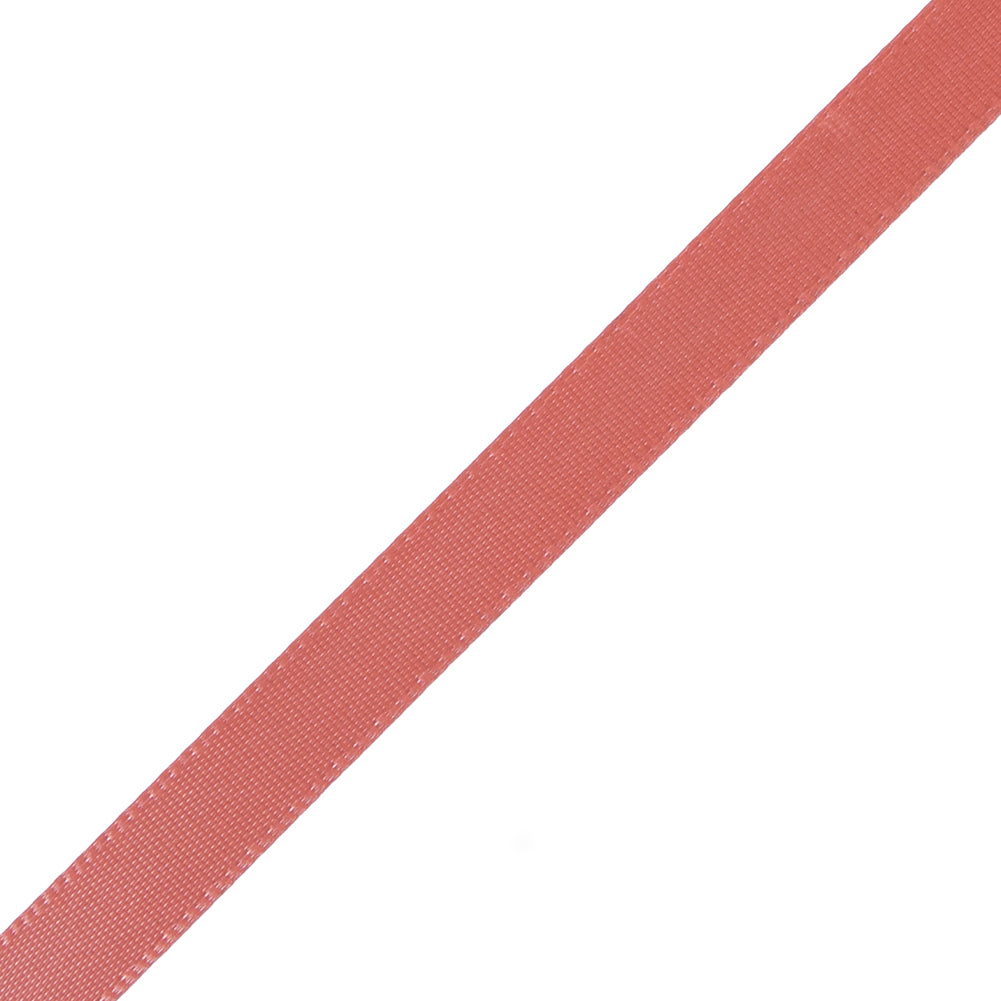 3/8" Peach Double Face Satin Ribbon Detail