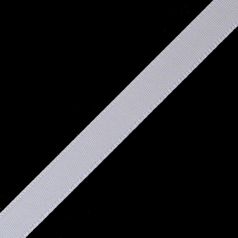 3/8" Ivory Double Face Satin Ribbon Detail