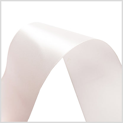 7/8" White Double Face Satin Ribbon Detail