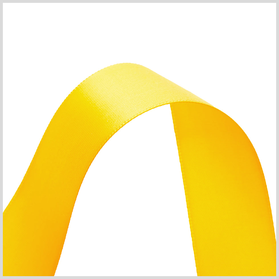 7/8" Yellow Gold Double Face Satin Ribbon Detail
