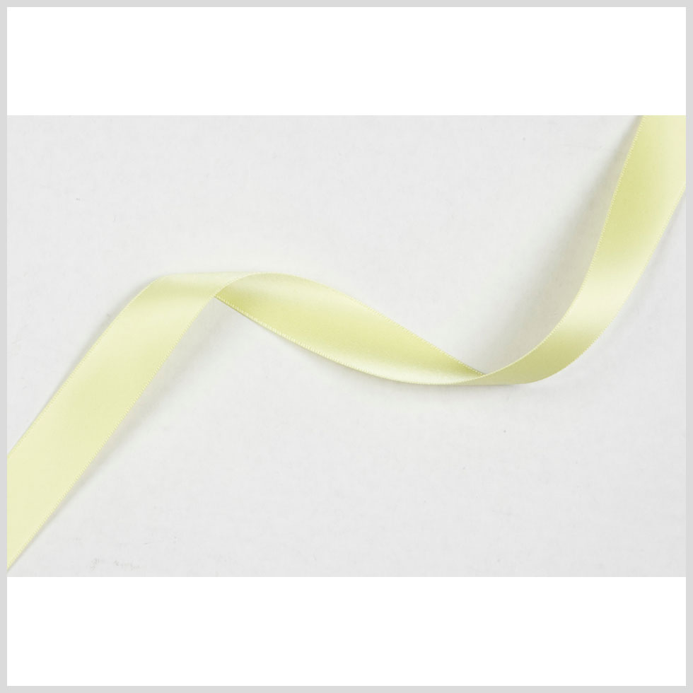 Yellow Double Face Satin Ribbon