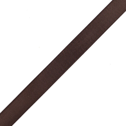 7/8" Brown Double Face Satin Ribbon