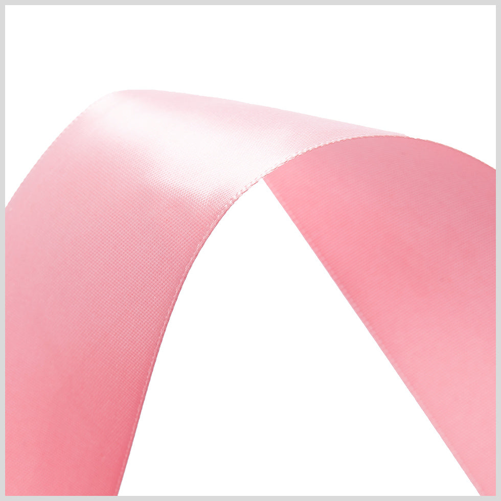 1.5" Pink Double Face Satin Ribbon Detail