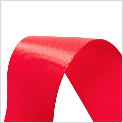 1.5" Red Double Face Satin Ribbon Detail