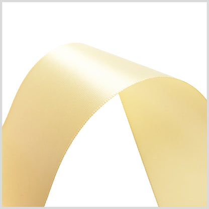 1.5" Maize Double Face Satin Ribbon Detail