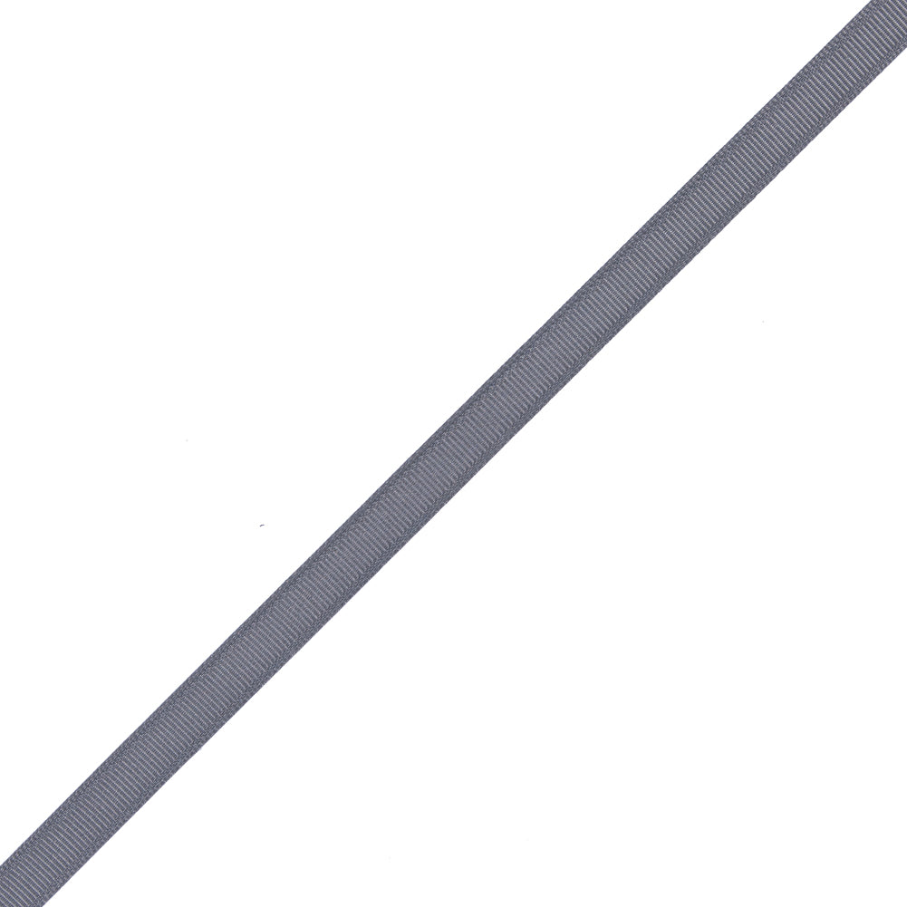 Gray Grosgrain Ribbon - 0.375"