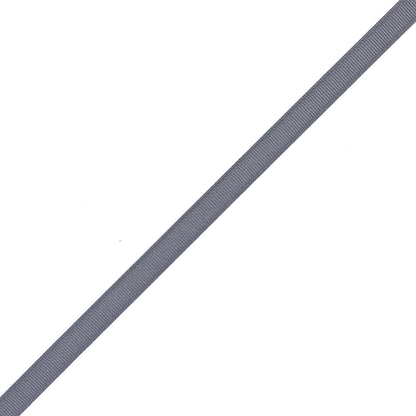 Gray Grosgrain Ribbon - 0.375"