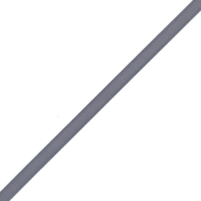 Gray Grosgrain Ribbon - 0.375"