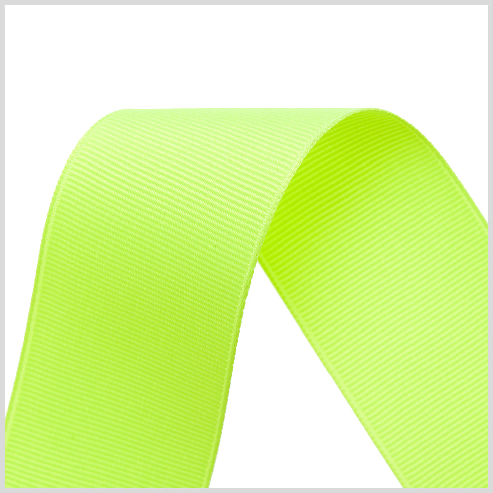 Neon Lime Grosgrain Ribbon Detail