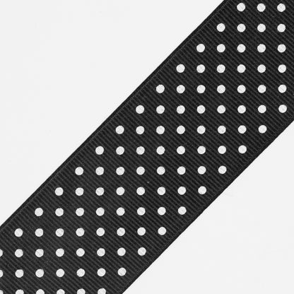 Black Polka Dot Grosgrain Ribbon Detail