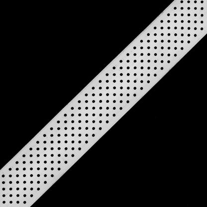 1.5" White Polka Dot Grosgrain Ribbon