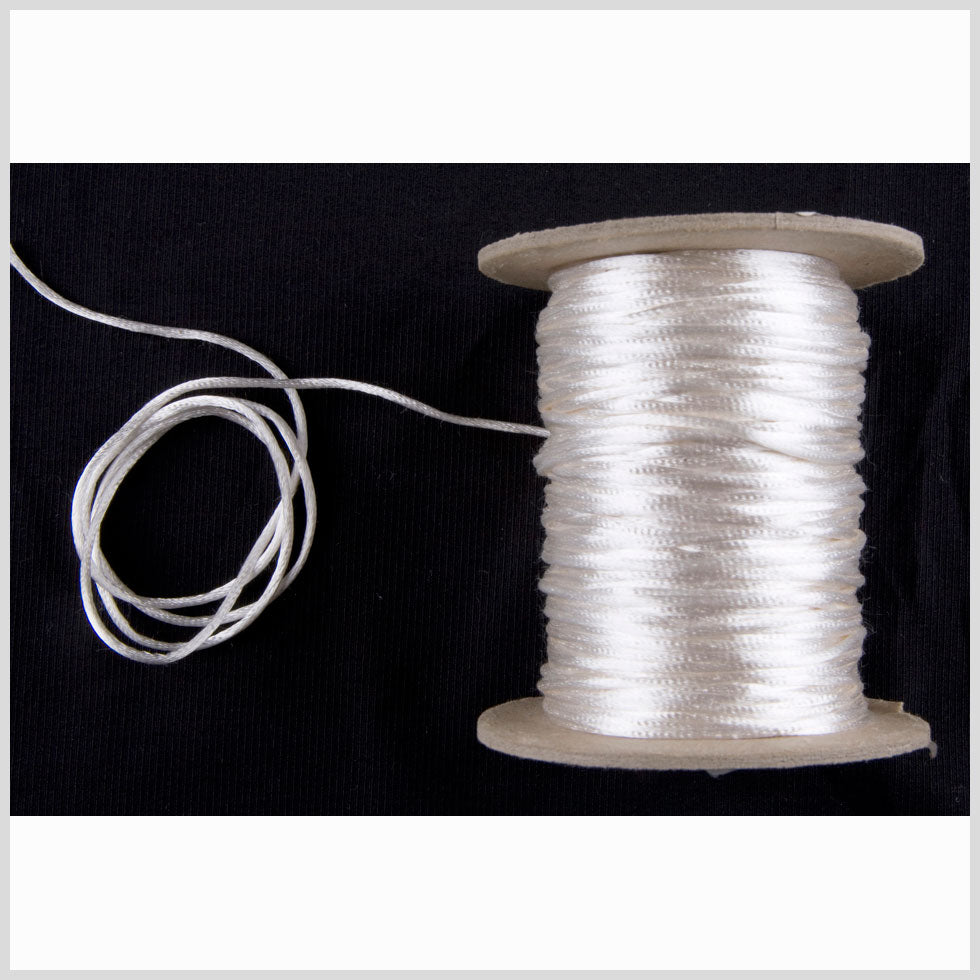 2mm Ivory Rattail Cord