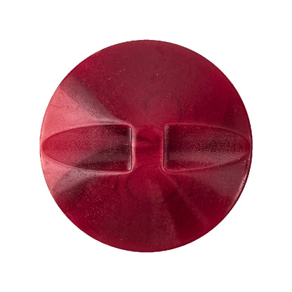 American Beauty Red Abstract Self-Shank Back Plastic Button - 44L/28mm Detail