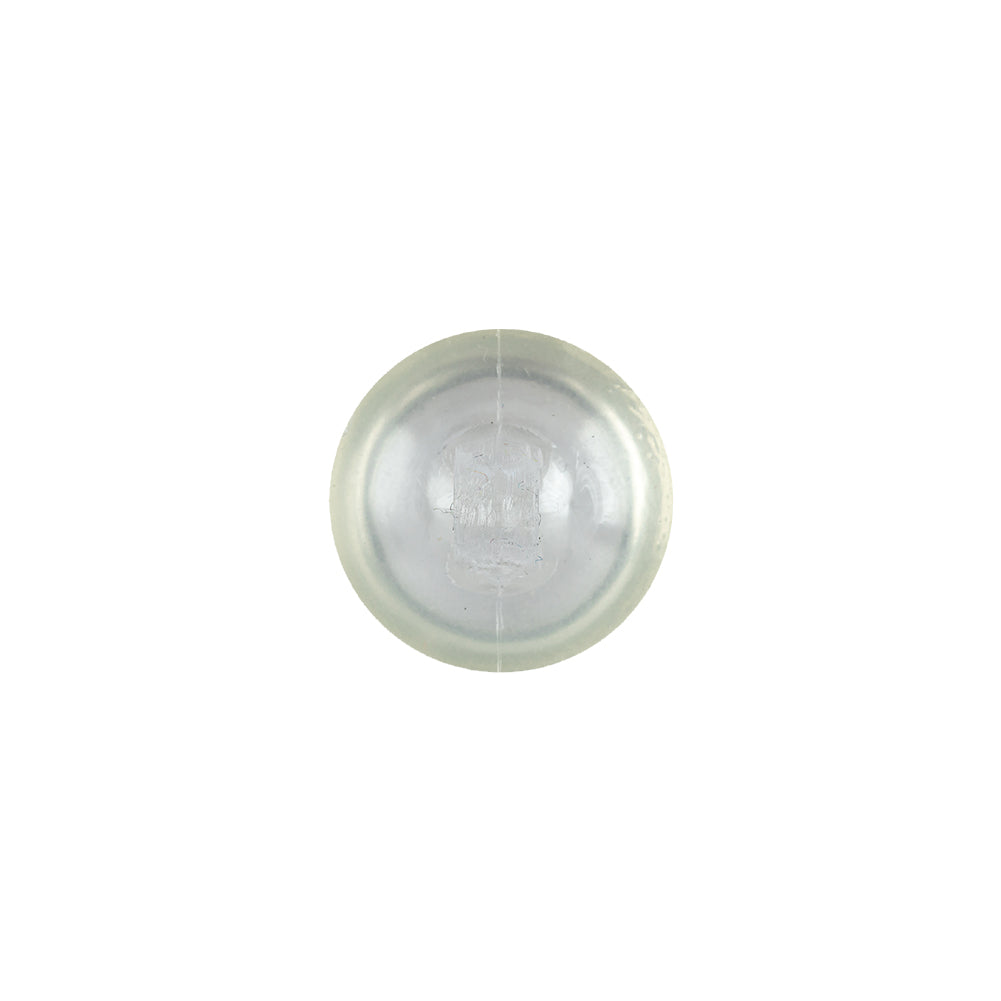 Translucent Dome Shaped Shank Back Plastic Button - 20L/12.5mm Detail
