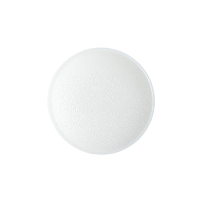 Italian Opaque Lucent White Textured Shank Back Button - 36L/23mm