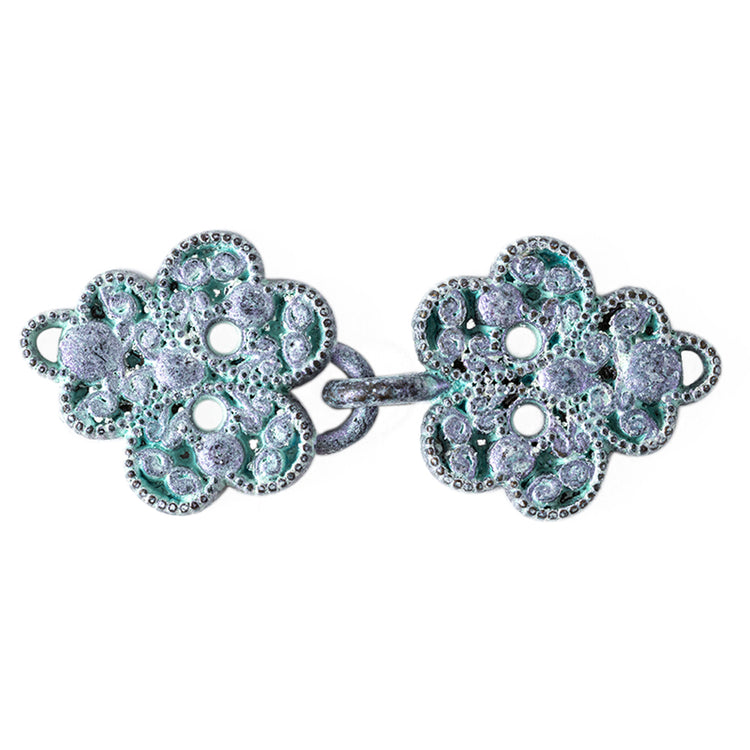 template--25130090922057__main-Italian Hocus Pocus and Green Copper Clasp Closure - 0.8125" x 2"