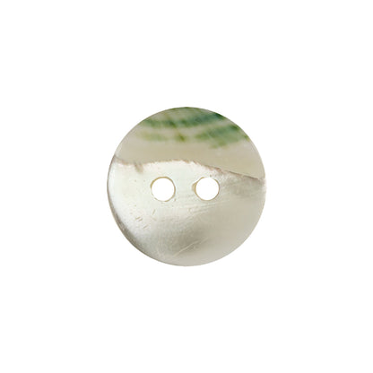 Imported Mother of Pearl 2-Hole Laser Cut Shell Button - 28L/18mm Detail