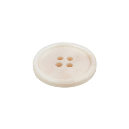 Ivory Bone Button - 34L/21.5mm Folded