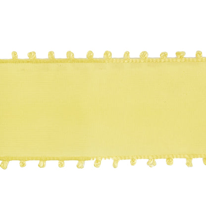 Maize Picot Edged Ribbon - 1.625" Detail